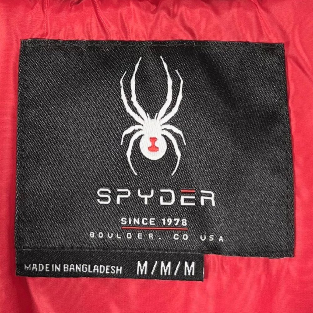 Spyder Circuit Puffer Color Block Jacket Size Med… - image 6